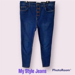 My Style Women's Denim Blue Jeans -Size 10